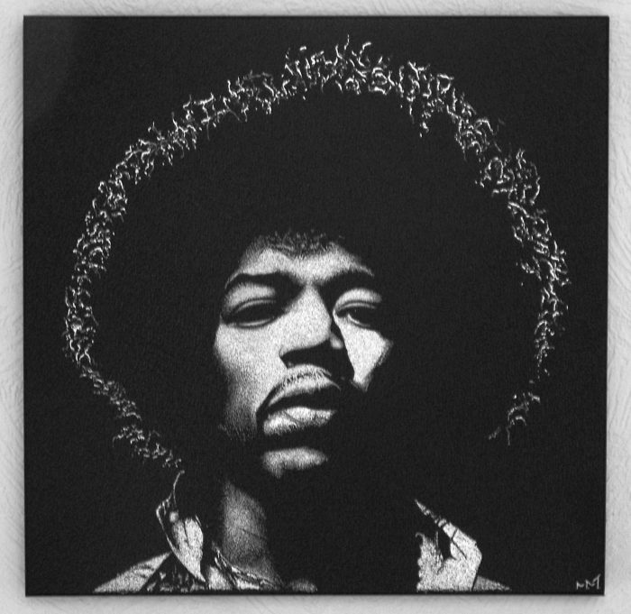 Jimi Hendrix - engraver image